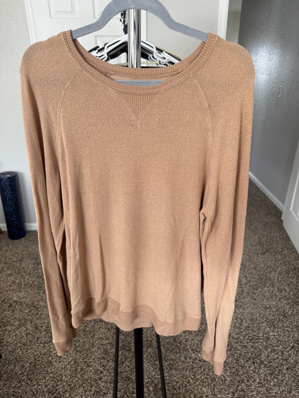 Me to We Camel Crewneck Sweater